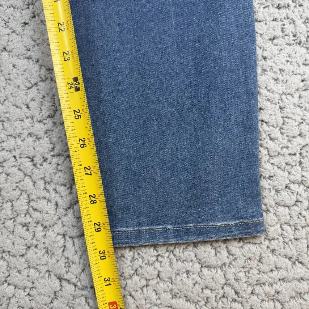 NYDJ Alina Legging Jeans Womens 6 Light Wash Denim Curvy Skinny